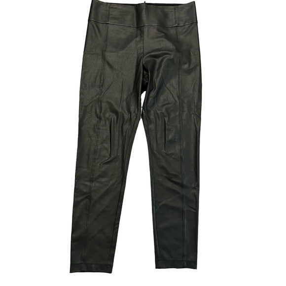 BCBGMaxAzria Pants - BCBGMaxazria Revolve Faux Leather Legging Black Size Large 34 inch Streetwear
